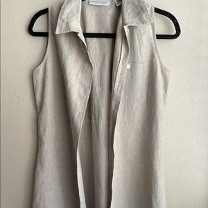 100% linen duster.